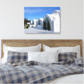Hotel de Glace, Quebec, Canada Canvas Afdruk (Insitu (Slaapkamer))