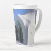 Hotel de Glace, Quebec, Canada Latte Mok (Rechterhoek)