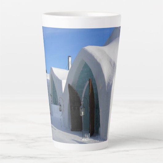 Hotel de Glace, Quebec, Canada Latte Mok (Voorkant)