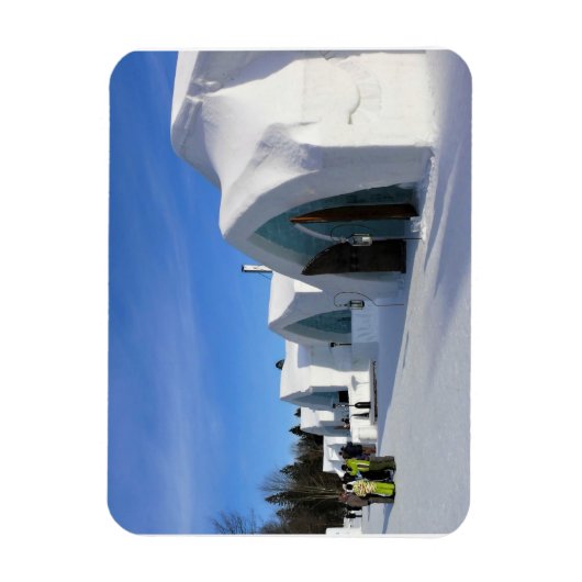 Hotel de Glace, Quebec, Canada Magneet (Verticaal)
