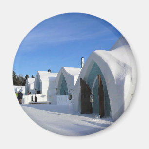 Hotel de Glace, Quebec, Canada Magneet