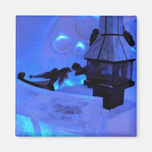Hotel de Glace, Quebec, Canada Magneet (Voorkant)