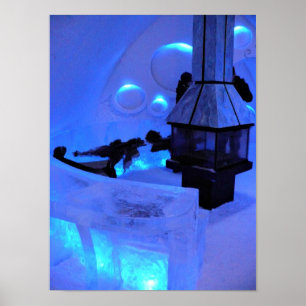 Hotel de Glace, Quebec, Canada Poster
