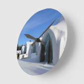 Hotel de Glace, Quebec, Canada Ronde Klok (Hoek)