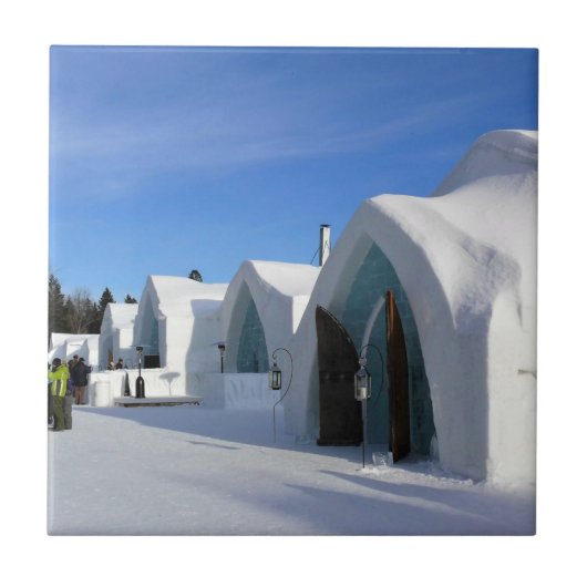Hotel de Glace, Quebec, Canada Tegeltje (Voorkant)
