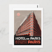 Hotel de Paris Briefkaart (Voorkant / Achterkant)