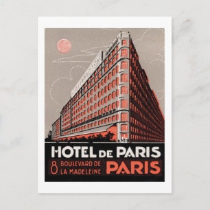 Hotel de Paris Briefkaart