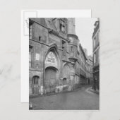 Hotel de Sens, eind 19e eeuw-vroeg Briefkaart (Voorkant / Achterkant)