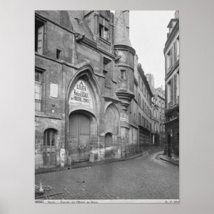 Hotel de Sens, eind 19e eeuw-vroeg Poster