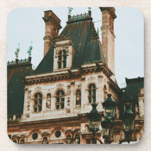 Hotel de Ville, 4e arrondissement, Parijs - Frankr Bier Onderzetter