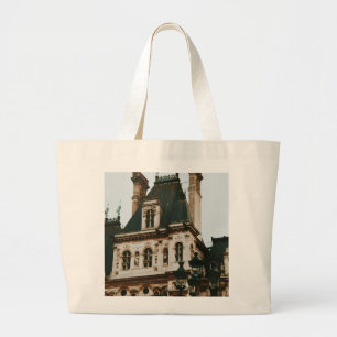 Hotel de Ville, 4e arrondissement, Parijs - Frankr Grote Tote Bag