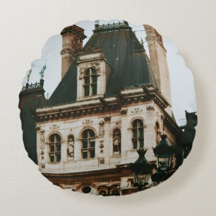 Hotel de Ville, 4e arrondissement, Parijs - Frankr Rond Kussen