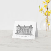 Hôtel de Ville, Dakar, Senegal Kaart (Gele Bloem)