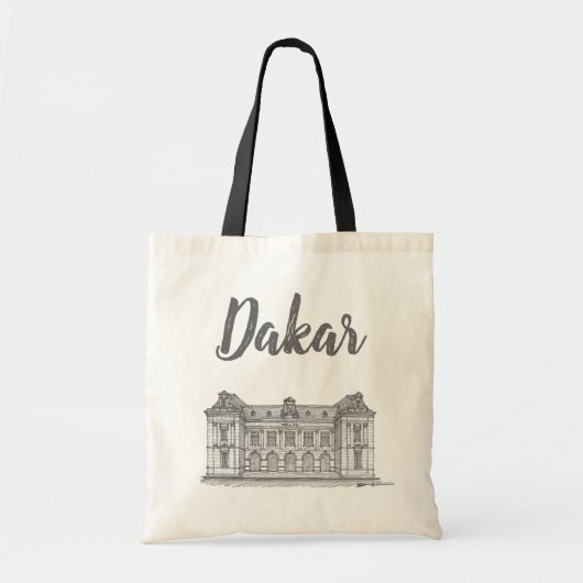Hôtel de Ville, Dakar, Senegal Tote Bag (Voorkant)