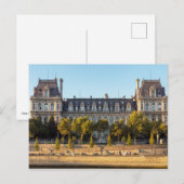 Hotel de Ville in Parijs, Frankrijk Briefkaart (Voorkant / Achterkant)