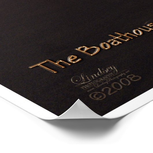 Hotel Del Boathouse Poster (Hoek)