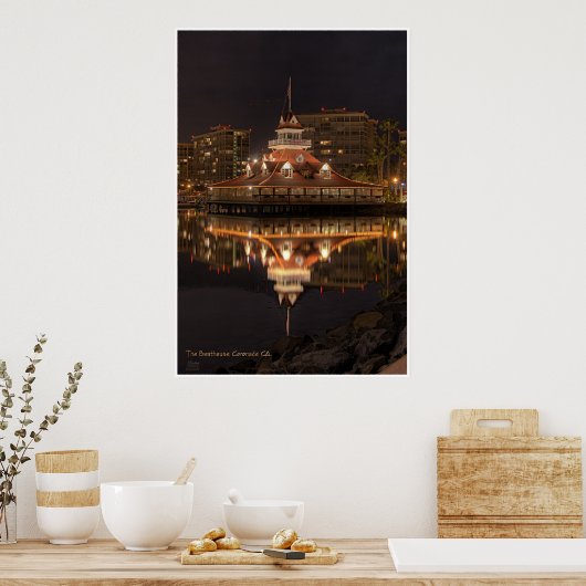 Hotel Del Boathouse Poster (Keuken)