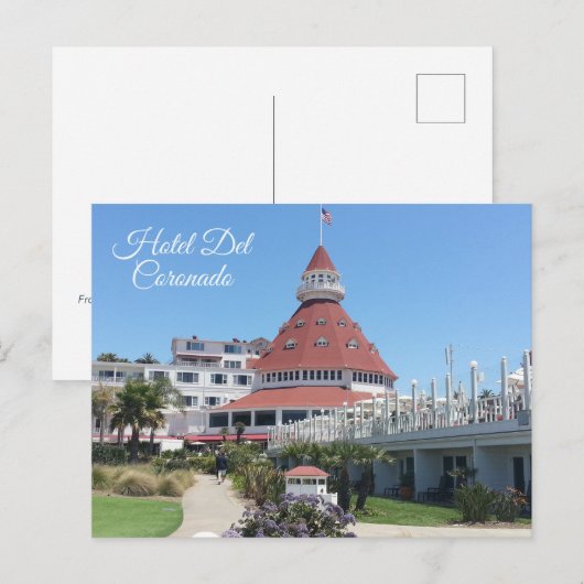 Hotel Del Coronado Briefkaart (Voorkant / Achterkant)