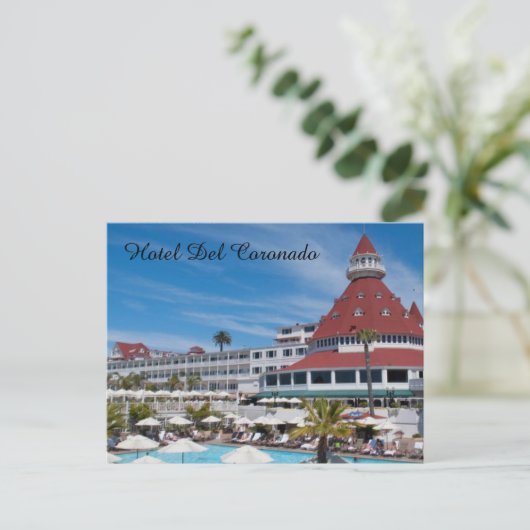 Hotel Del Coronado Briefkaart (Staand voorkant)