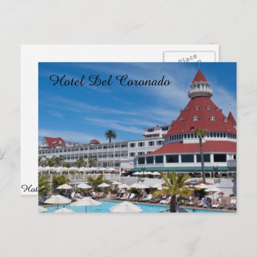Hotel Del Coronado Briefkaart (Voorkant / Achterkant)