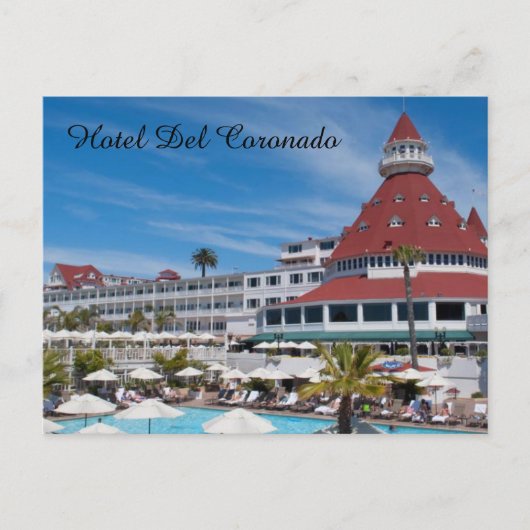 Hotel Del Coronado Briefkaart (Voorkant)