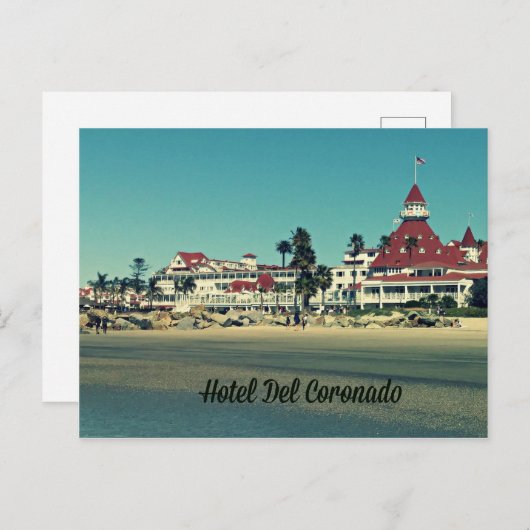 Hotel Del Coronado Briefkaart (Voorkant / Achterkant)