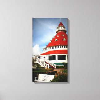 Hotel Del Coronado Canvas Afdruk