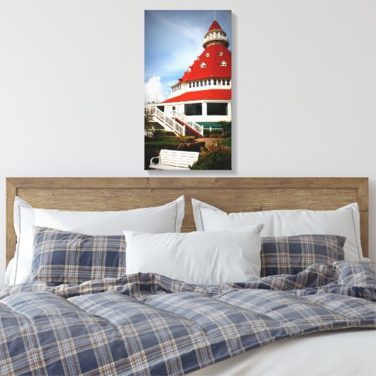 Hotel Del Coronado Canvas Afdruk (Insitu (Slaapkamer))