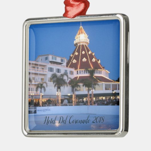 Hotel Del Coronado Ceramic Ornament (Links)
