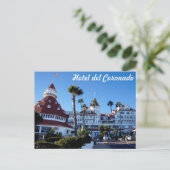 Hotel del Coronado Post Card Briefkaart (Staand voorkant)