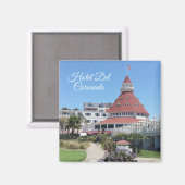 Hotel Del Coronado Square Magnet (Voorkant / Achterkant)