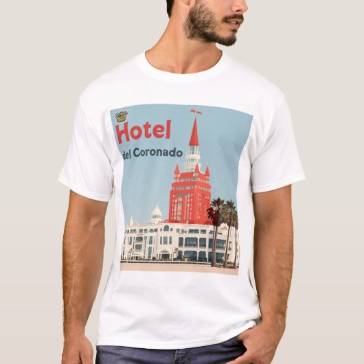 Hotel Del Coronado T-shirt (Voorkant)