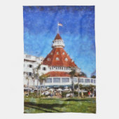 Hotel Del Coronado Theedoek (Verticaal)
