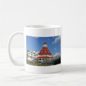 Hotel Del Coronado vanaf het strand Koffiemok (Links)