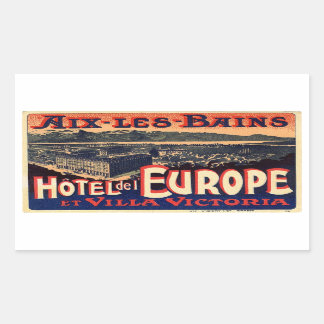 Hotel del Europe (Aix Les Bains) Rechthoekige Sticker