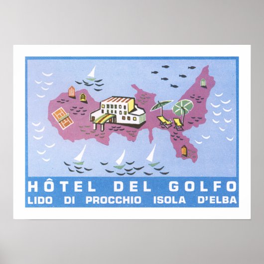 Hotel Del Golfo Poster (Voorkant)