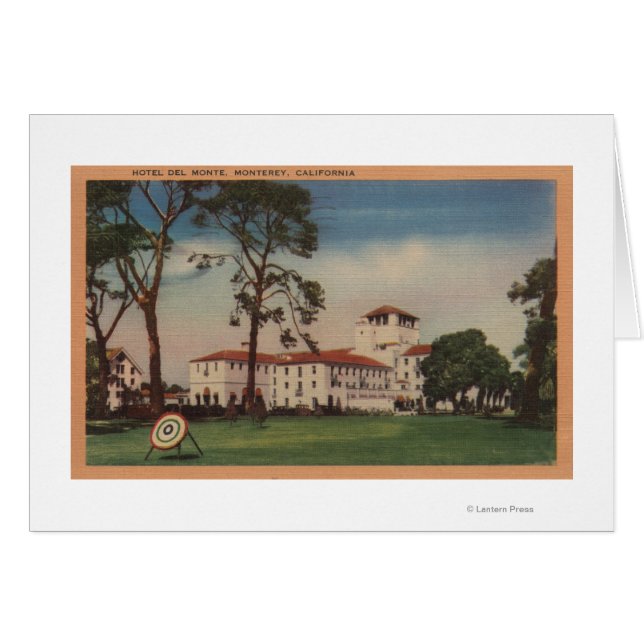 Hotel Del Monte en Archery Lawn - Monterey, CA (Voorkant Horizontaal)