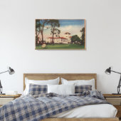 Hotel Del Monte en Archery Lawn - Monterey, CA Canvas Afdruk (Insitu (Slaapkamer))