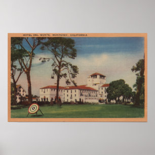 Hotel Del Monte en Archery Lawn - Monterey, CA Poster