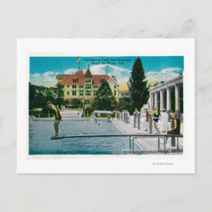 Hotel Del Monte Swimming Tank en Solarium Briefkaart