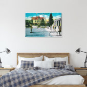 Hotel Del Monte Swimming Tank en Solarium Canvas Afdruk (Insitu (Slaapkamer))