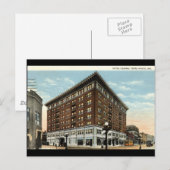 Hotel Deming, Terre Haute, Indiana 1933 Briefkaart (Voorkant / Achterkant)