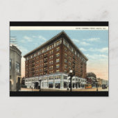 Hotel Deming, Terre Haute, Indiana 1933 Briefkaart (Voorkant)