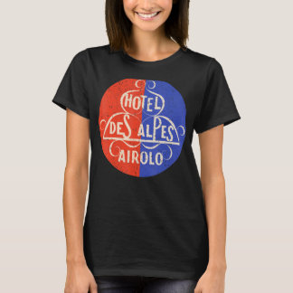  Hotel Des Alpes Airolo Mid Century Esthet T-shirt