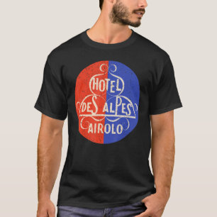  Hotel Des Alpes Airolo Mid Century Esthet T-shirt