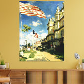 Hotel des Roches Canvas Afdruk (Insitu (Woonkamer))