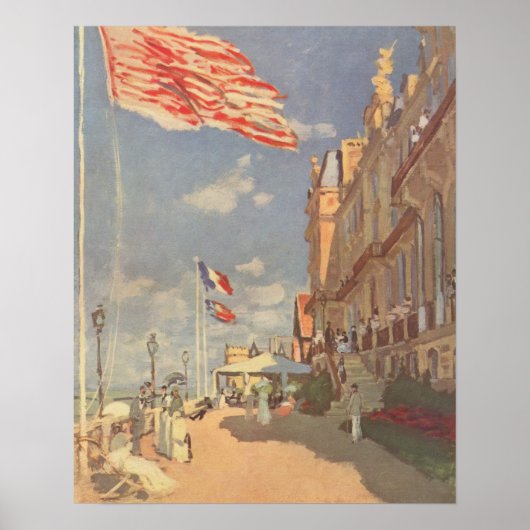 Hotel des Roches Noires in Trouville - Claude Mone Poster (Voorkant)