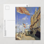 Hotel des Roches Noires, Trouville van Claude Mone Briefkaart (Voorkant / Achterkant)