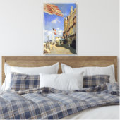 Hotel des Roches Noires, Trouville van Claude Mone Canvas Afdruk (Insitu (Slaapkamer))