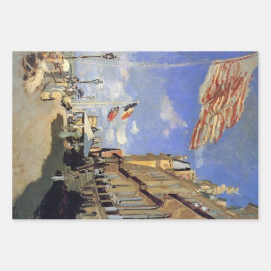 Hotel des Roches Noires, Trouville van Claude Mone Inpakpapier Vel (Voorkant 3)